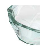 El cuenco de origami azul M - 25x25x8 cm