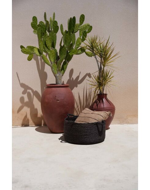 Paniers Les Quatre Mains Noir L - 60x60x30 cm