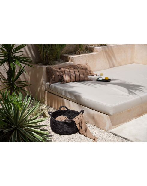 Paniers Les Quatre Mains Noir L - 60x60x30 cm