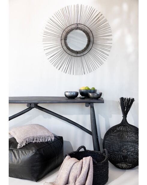 Paniers Les Quatre Mains Noir L - 60x60x30 cm