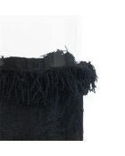 Le Bougeoir Oh My Gee Velours Noir XXL - 15x15x25 cm