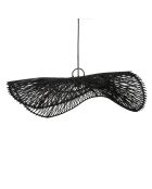 Pantalla The Hat, 75 x 75 x 20 cm, color negro