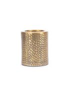 The Croco Kerzenhalter aus Messing L - 10x10x13 cm
