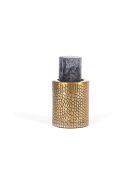 The Croco Kerzenhalter aus Messing L - 10x10x13 cm