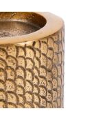 The Croco Kerzenhalter aus Messing L - 10x10x13 cm