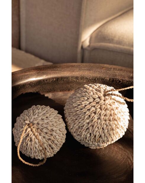 The Bubble Shell White Ball L - 12x12x12 cm