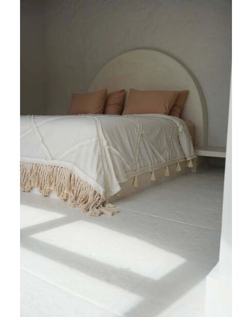 Le Jeté de Lit Berber - Naturel - 300x240x1 cm