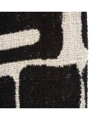 The Aztec bedsprei - natuurlijk zwart - 240x128x1 cm