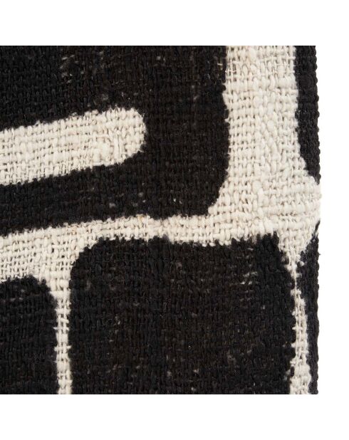 Le Jeté de Lit Aztec - Naturel Noir - 240x128x1 cm