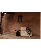 The Aztec bedsprei - natuurlijk zwart - 240x128x1 cm