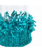 The Oh My Gee Aqua S Kerzenhalter, 8 x 8 x 8 cm