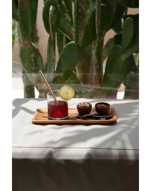 Strohhalme aus Bambus, 20 x 1 x 1 cm, 10 Stück, mit Pinsel