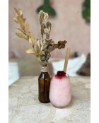 Strohhalme aus Bambus, 20 x 1 x 1 cm, 10 Stück, mit Pinsel