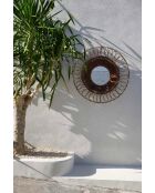 Le Miroir Montezuma - Naturel - 80x5x80 cm