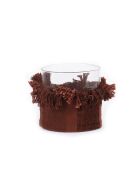 Le Bougeoir Oh My Gee Velours Bordeaux XL - 15x15x15 cm