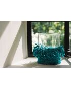 The Oh My Gee Aqua Kerzenhalter, Größe XL, 15 x 15 x 15 cm