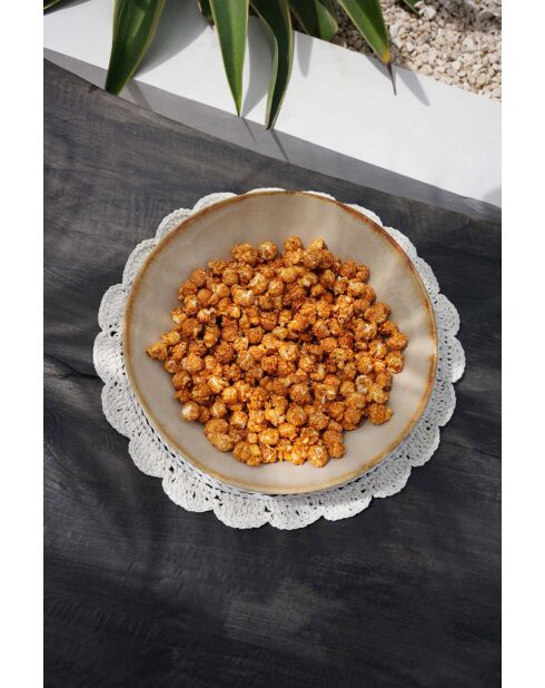 Tovaglietta da matrimonio in macramè - Naturale - 40x40x1 cm