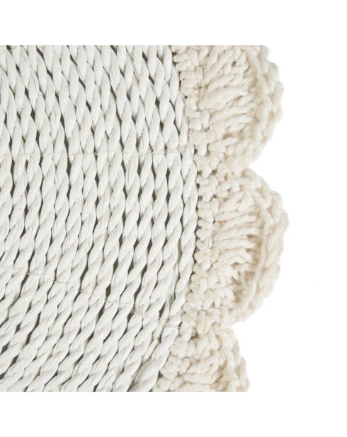 Tovaglietta da matrimonio in macramè - Naturale - 40x40x1 cm