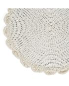 Le Set de Table Macrame Marriage - Naturel - 40x40x1 cm