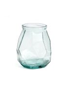 Le Vase Wide Origami - Bleu - 17x17x19 cm