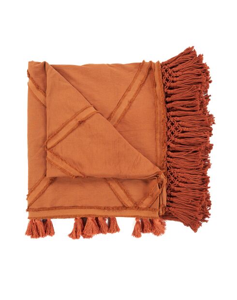 Le Jeté de Lit Berber - Terracotta - 300x240x1 cm