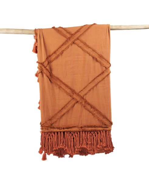 Le Jeté de Lit Berber - Terracotta - 300x240x1 cm