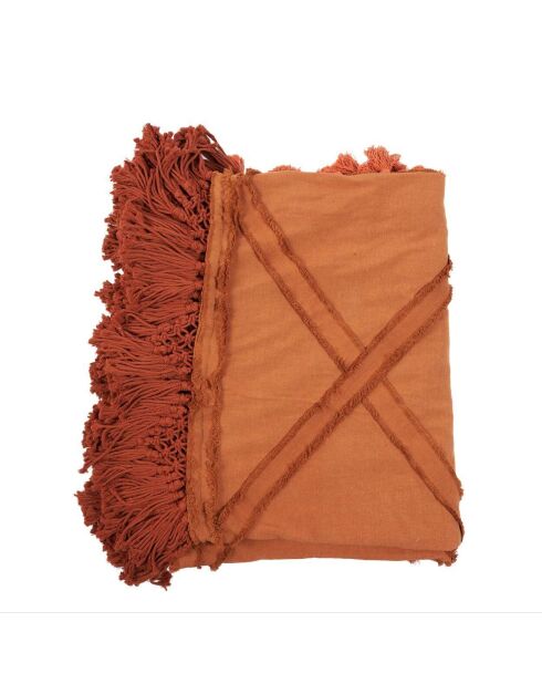 Le Jeté de Lit Berber - Terracotta - 300x240x1 cm