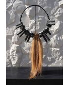 Rayung Wood Staand - Decoratie - 45x10x70 cm