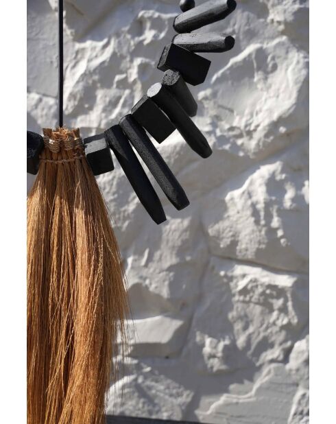 Soporte de madera Rayung, decoración, 45 x 10 x 70 cm