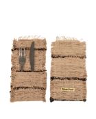 Le Porte-Couverts Oh My Gee - Beige Noir - 13x25x1 cm