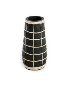 Le Vase Cutie Noir Naturel L - 14x14x31 cm