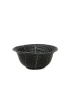 Le Bol Perlé Bas Noir S - 13x13x7 cm