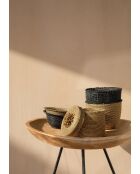 Le Bol Perlé Bas Noir S - 13x13x7 cm