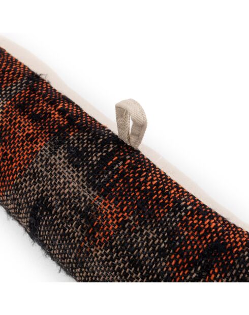 Boudin de Porte Oh My Gee - Noir Orange - 80x10x10 cm