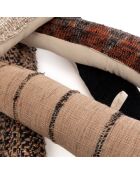 Boudin de Porte Oh My Gee - Noir Orange - 80x10x10 cm