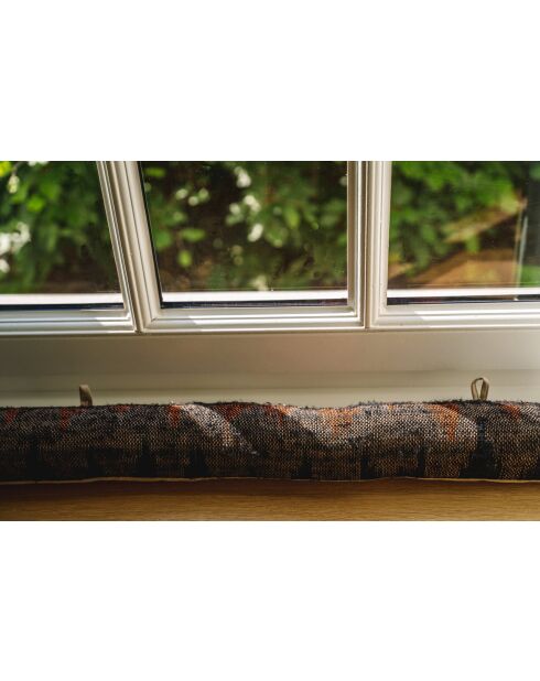 Boudin de Porte Oh My Gee - Noir Orange - 80x10x10 cm