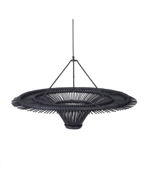 Lámpara de suspensión XL The Sky Black - 110x110x31 cm