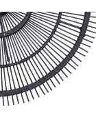 Lámpara de suspensión XL The Sky Black - 110x110x31 cm