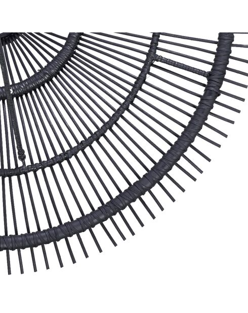 Lámpara de suspensión XL The Sky Black - 110x110x31 cm