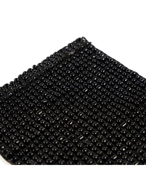 Le Sous-Verre Perles - Noir - 11x11x1 cm