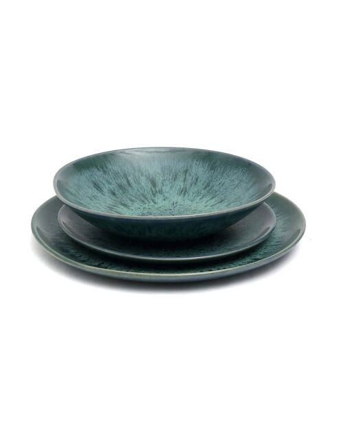 Plato de ensalada The Aqua, 22 x 22 x 2 cm