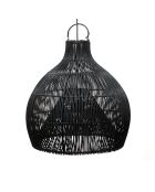 Pantalla The Lobster Trap, negra, 50 x 50 x 52 cm