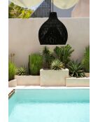 Pantalla The Lobster Trap, negra, 50 x 50 x 52 cm