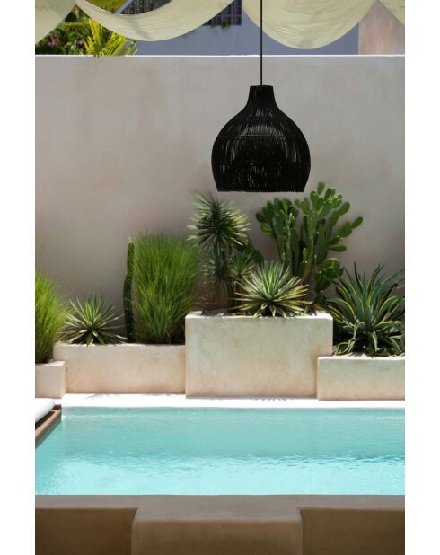 Pantalla The Lobster Trap, negra, 50 x 50 x 52 cm