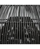 Pantalla The Lobster Trap, negra, 50 x 50 x 52 cm