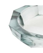 El cuenco de origami azul L - 34x34x9 cm