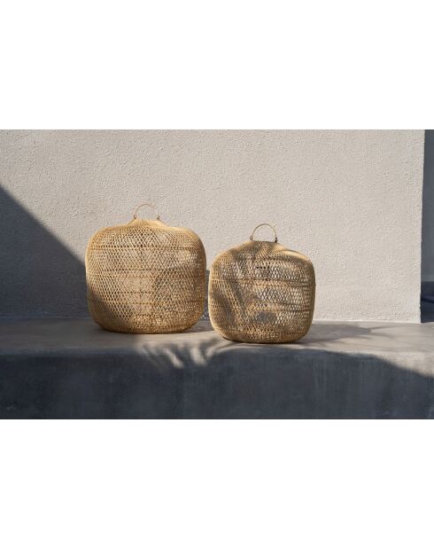 De Batu Bolong natuurlijke lampenkap L - 58x58x55 cm