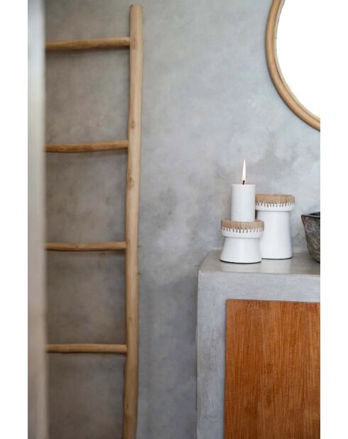 The Pretty Natural White Kerzenhalter S - 13x13x12 cm