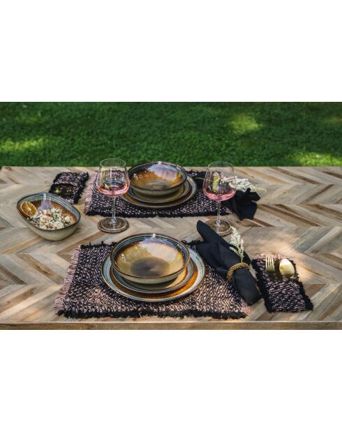 Le Porte-Couverts Oh My Gee - Noir Cuivre - 13x25x1 cm