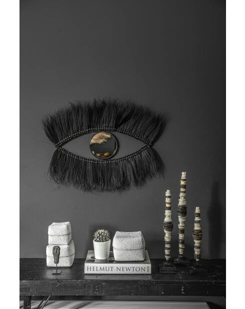 Le Miroir Black Eye - Noir - 100x2x60 cm